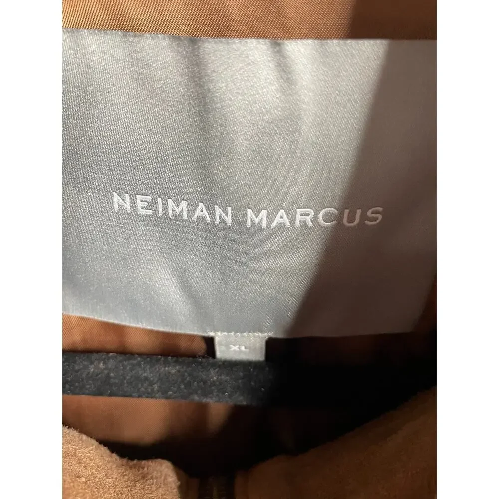Neiman Marcus Suede Quilted Vest Size XL